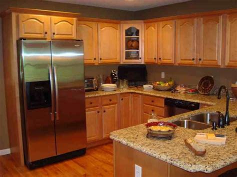 golden oak honey oak cabinets with stainless steel appliances|honey oak kitchen cabinets colors.